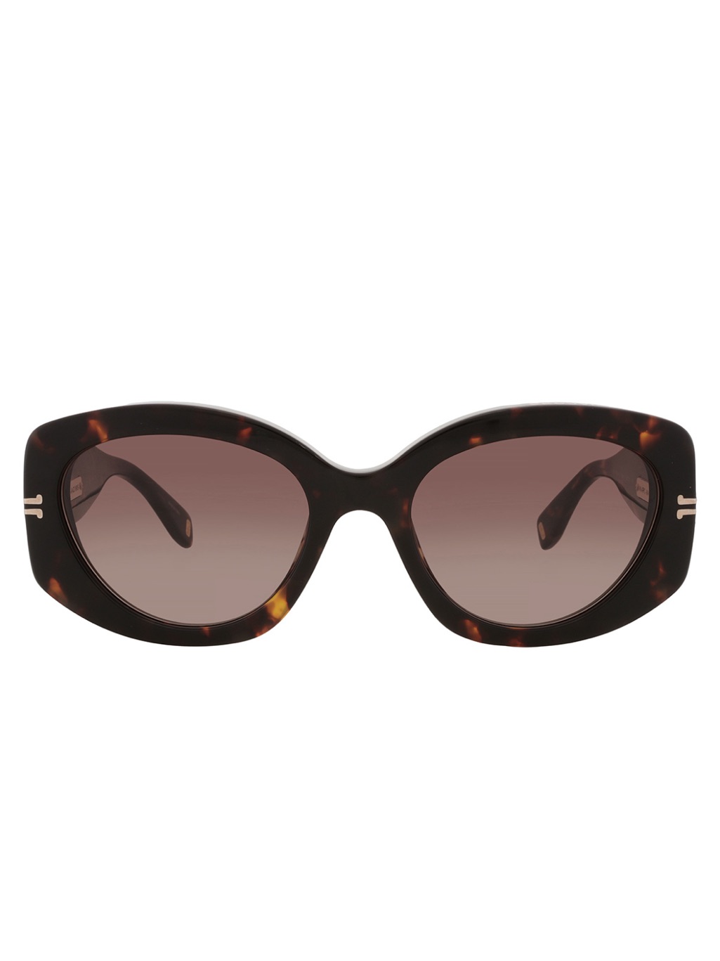 Marc Jacobs Tortoiseshell Oval Sunglasses - Brown Gradient